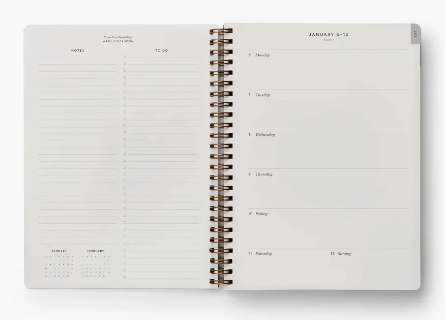 2025 Mimi 12-Month Softcover Spiral Planner