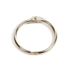 32mm Nickel Plated Hinged Joining Book Ring - Pack of 50