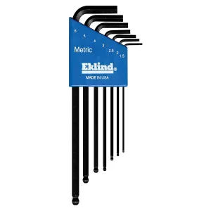 7 Piece Metric Long Ball End Hex-L Hex Key Set