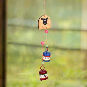 Aakriti Aet Creations Tintin Dog Windchime with Two Metal Bells