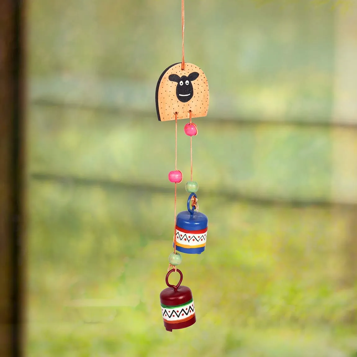 Aakriti Aet Creations Tintin Dog Windchime with Two Metal Bells