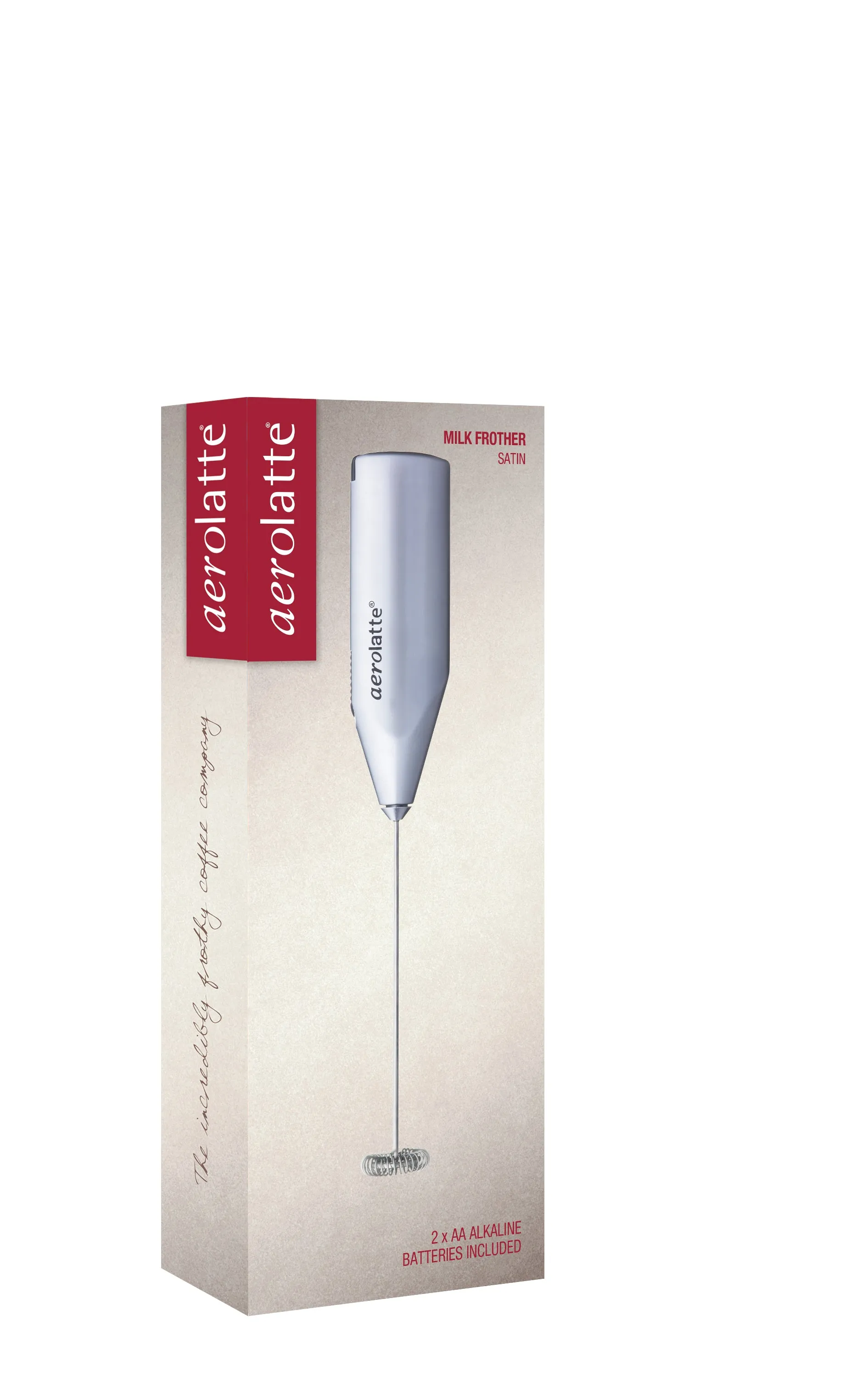 Aerolatte Electric Hand Held Milk Frother – Satin