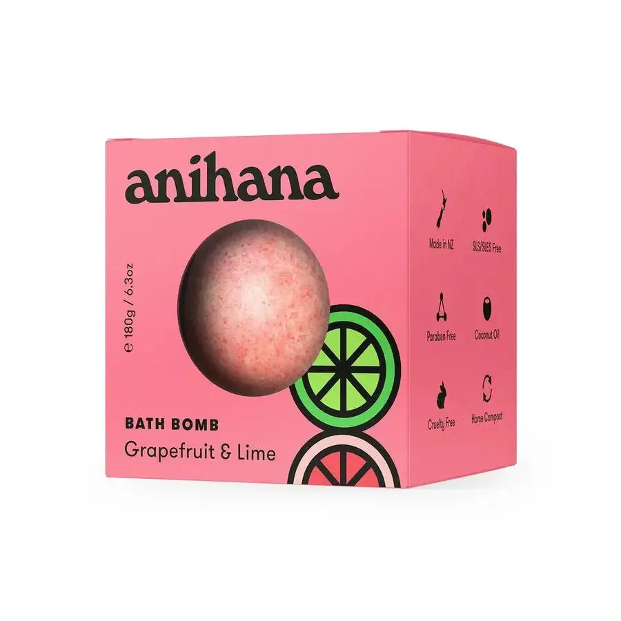 Anihana - Grapefruit & Lime Bath Bomb - 180g