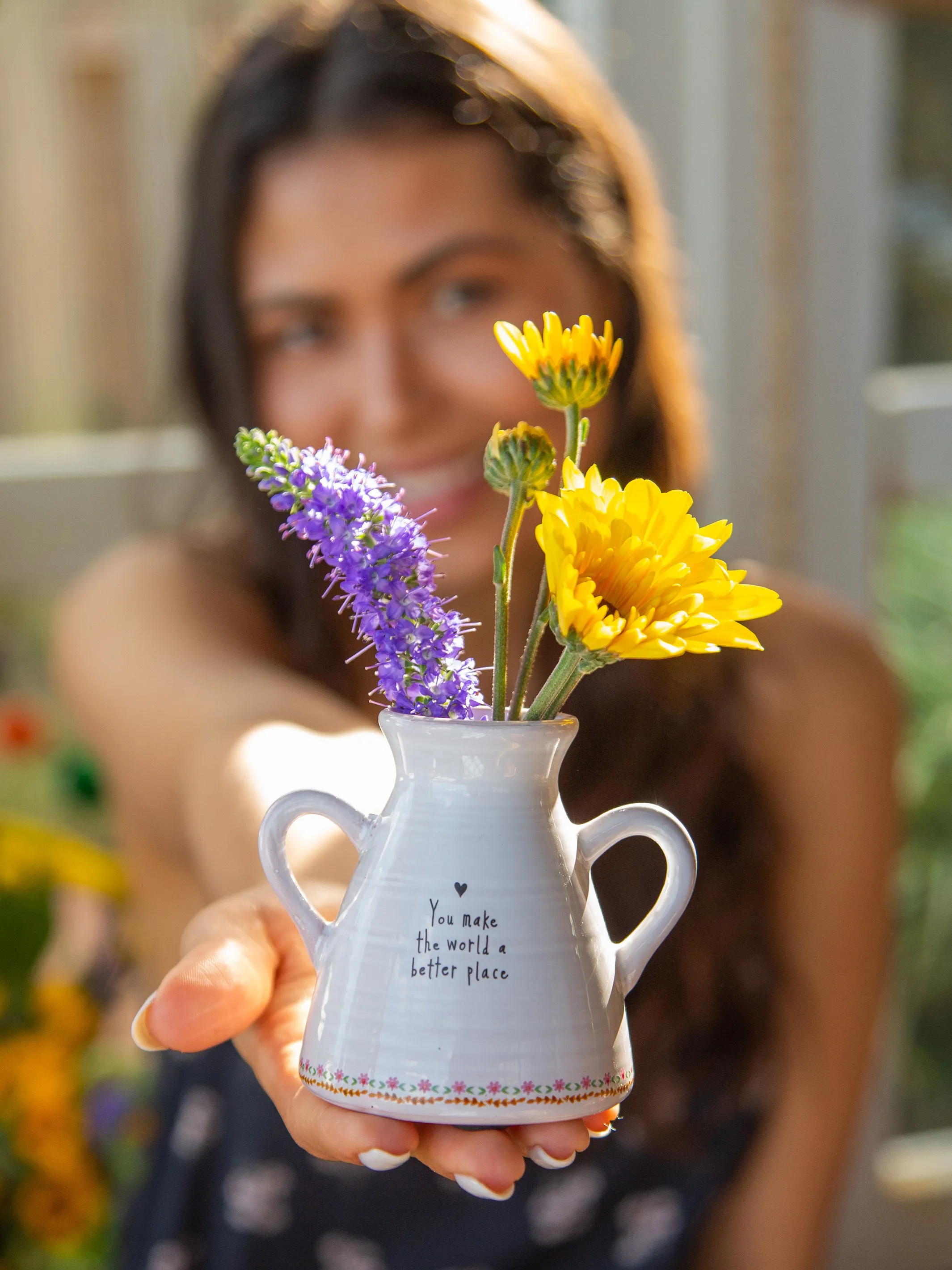 Artisan Bud Vase - You Make The World Better