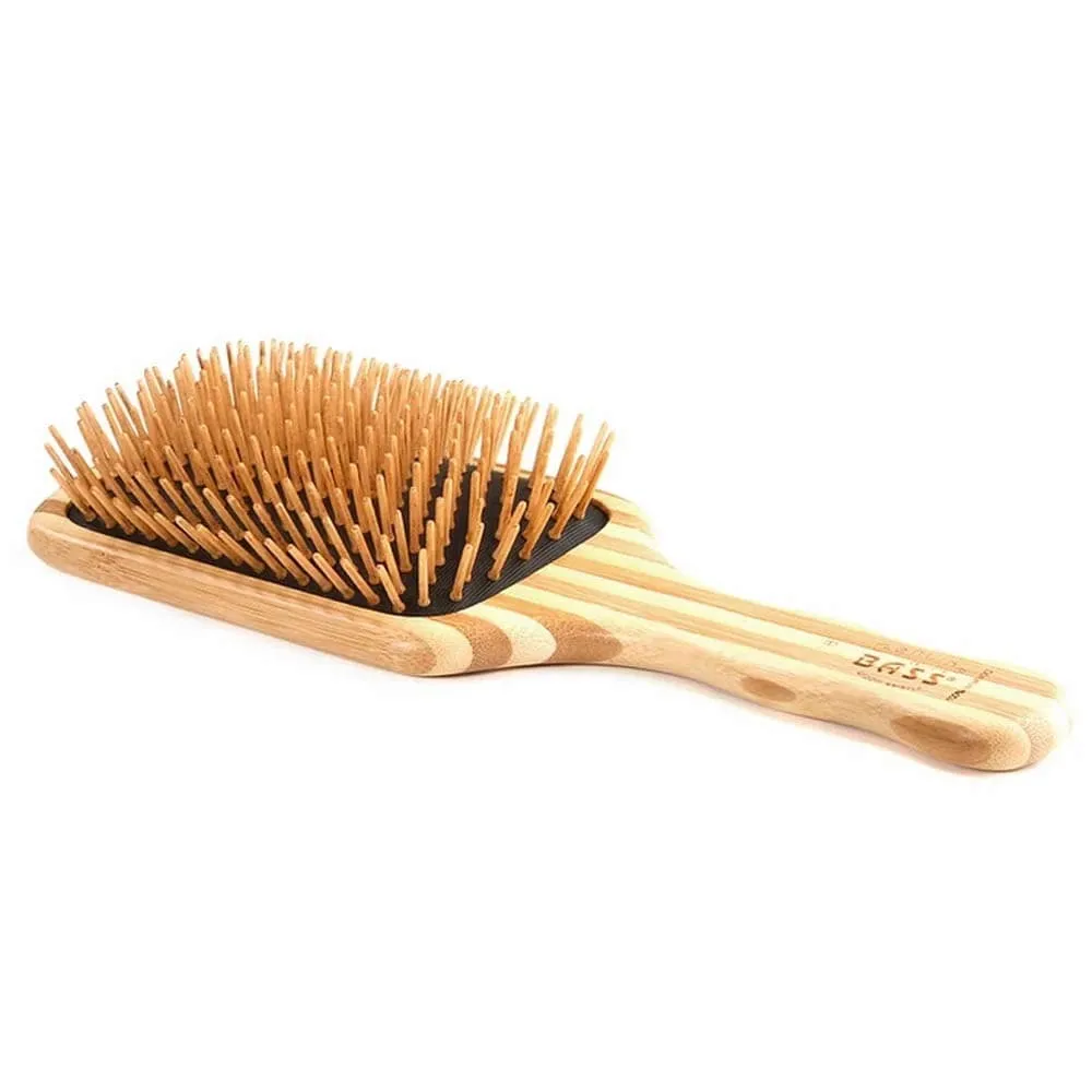 Bass Bamboo large hair brush square