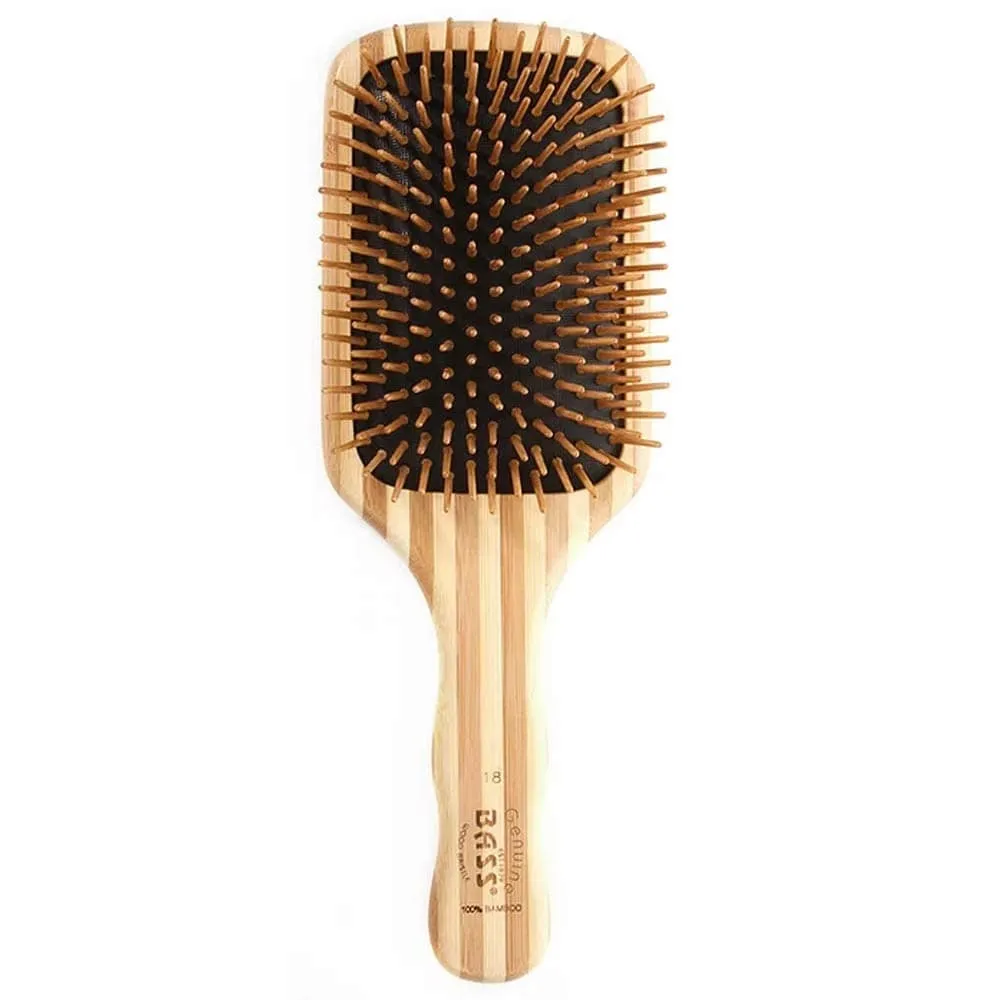 Bass Bamboo large hair brush square