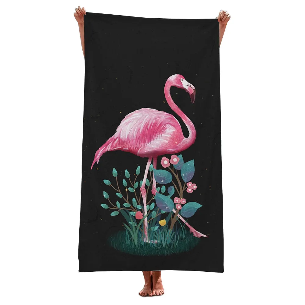 Beach Towel Printed Beach Towel Quick-drying Double-sided Cashmere Microfiber Bath Swimming Towels