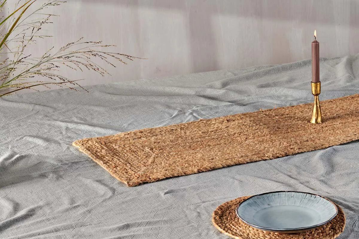 Braided Hemp Table Runner