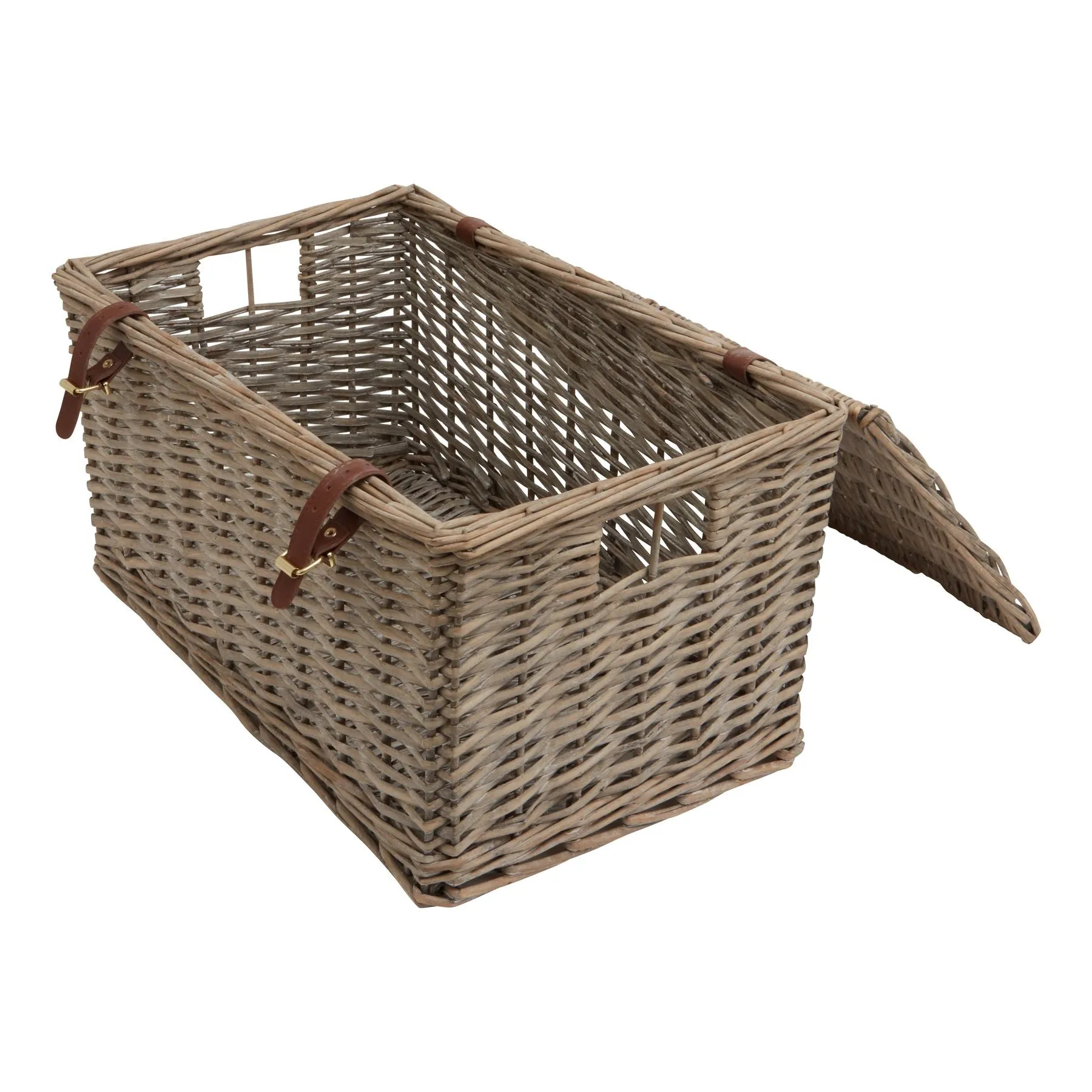 Brown Wicker Hamper Basket