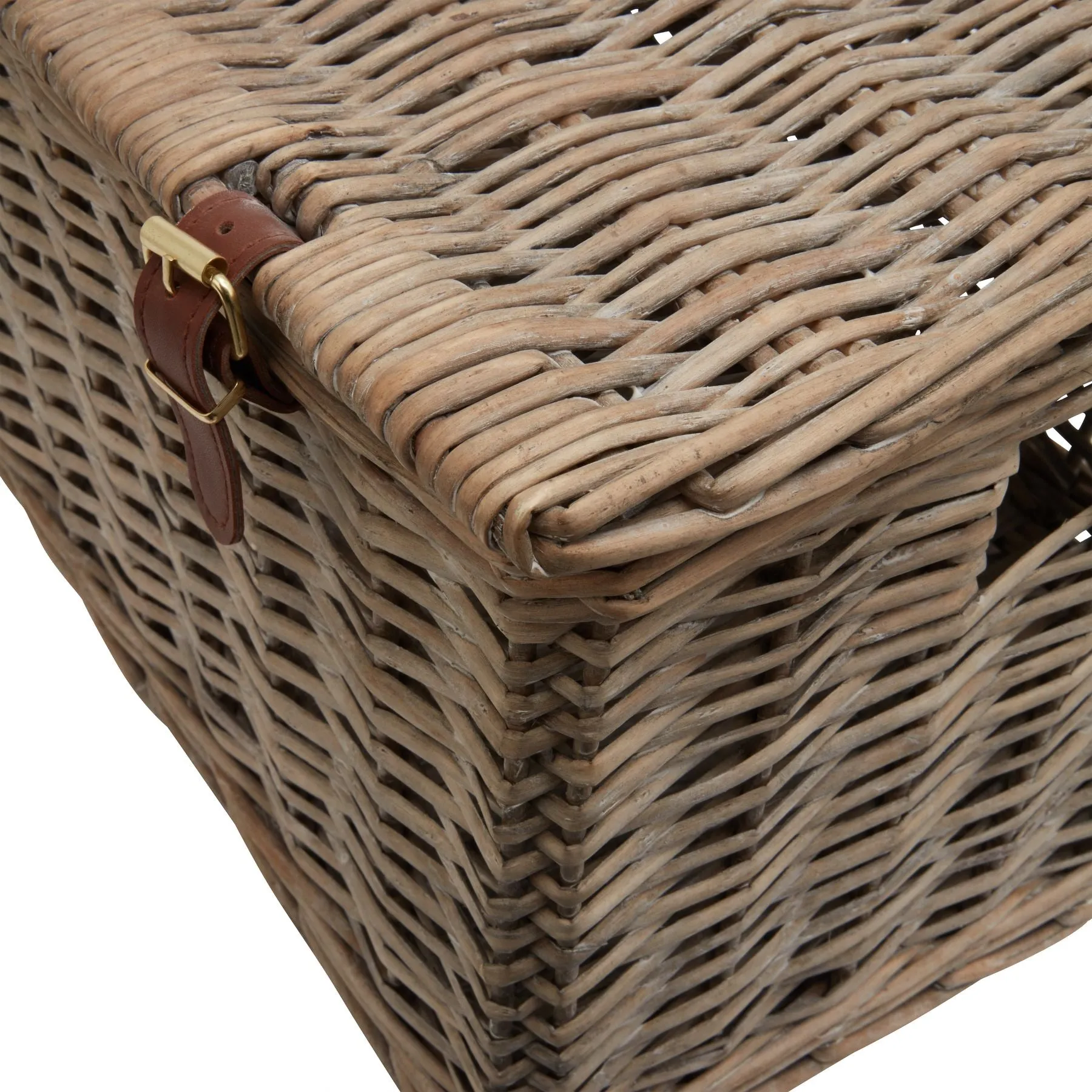 Brown Wicker Hamper Basket