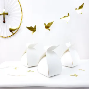 Cake Boxes with Wings White Pack of 10