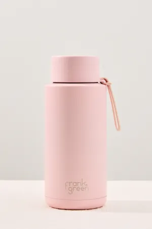 Ceramic Reusable Blushed 1ltr Bottle