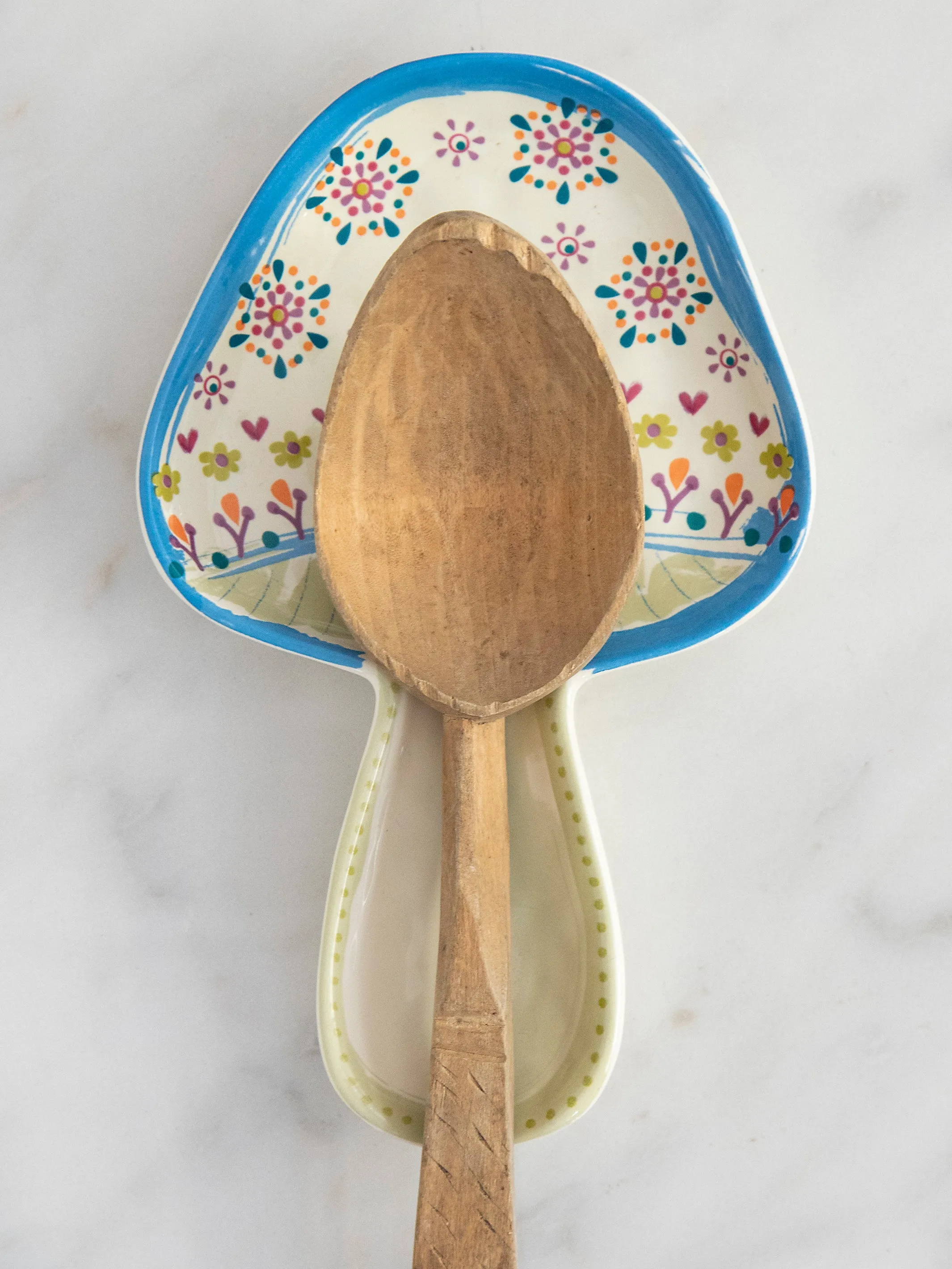 Ceramic Spoon Rest - Mushroom