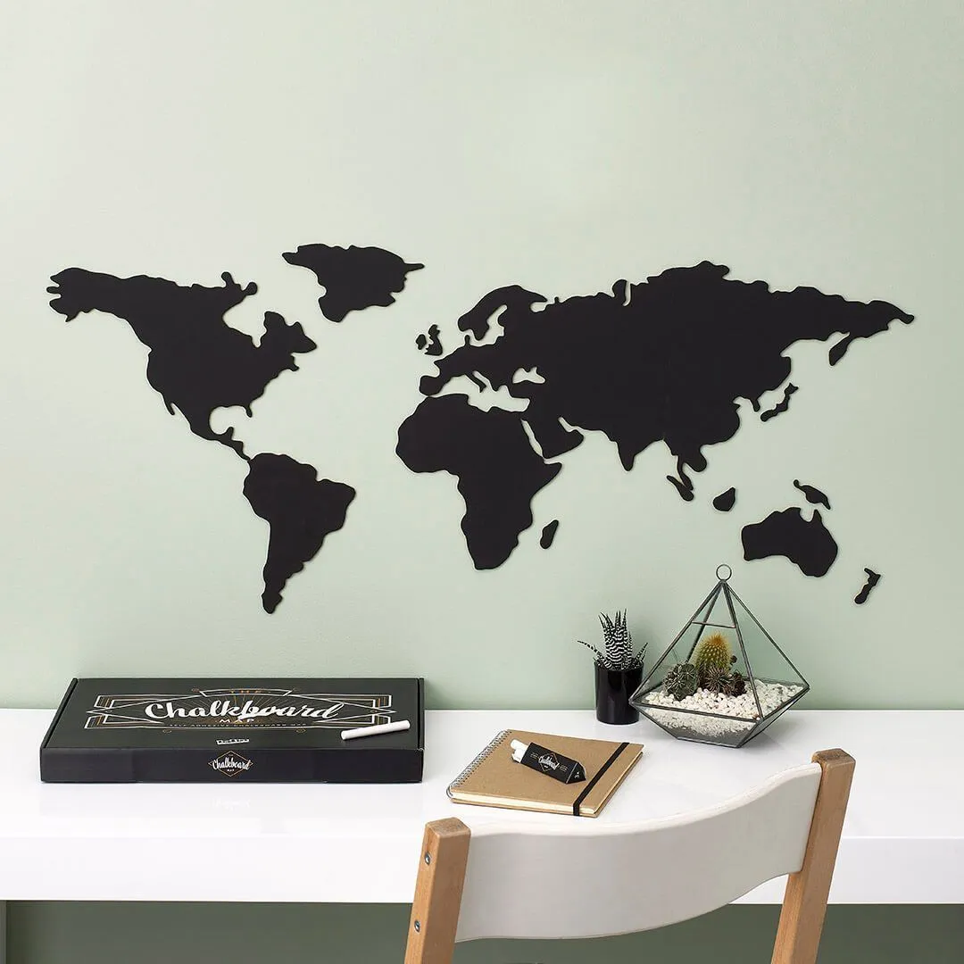 Chalkboard Map DIY