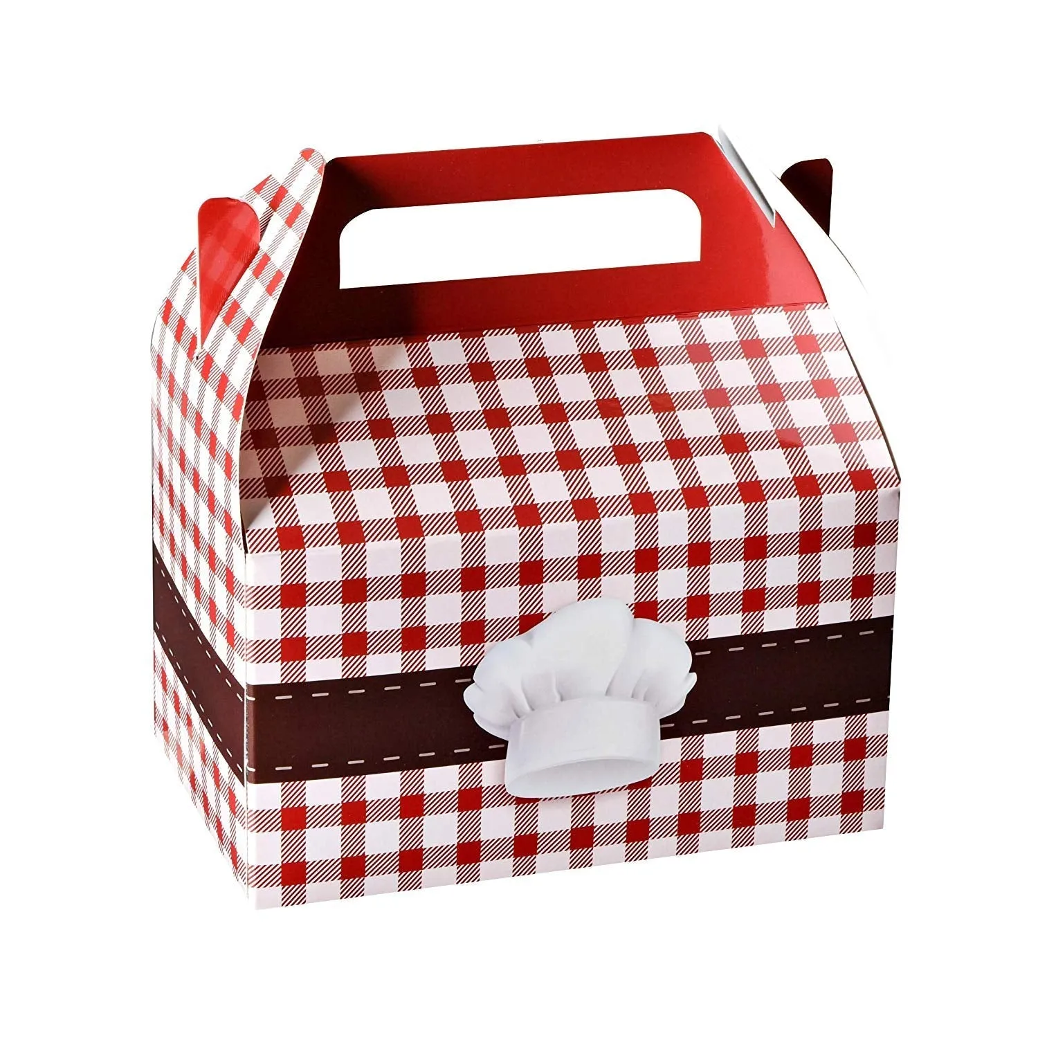 Chef Paper Treat Boxes 6.25" X 3.75" X 3.5" 20 Pack