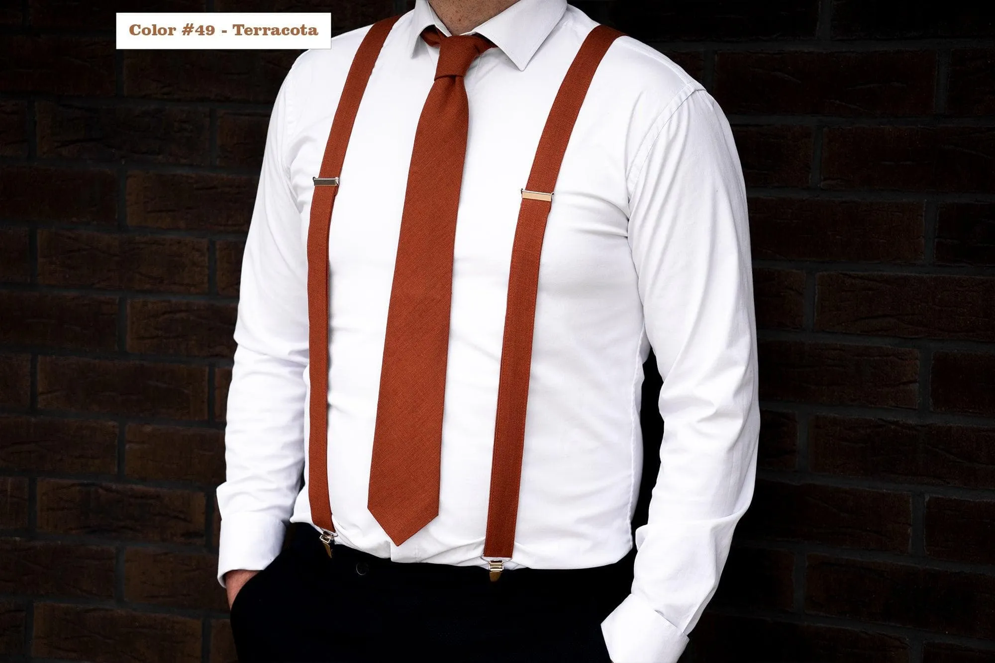 Cinnamon Neckties for Groomsmen | Bridal Wedding Accessories & Gifts