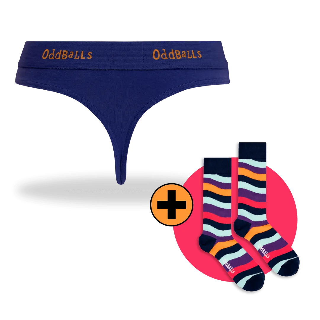 CLASSIC Subscription - Ladies Thong & Free Socks - Monthly Subscription