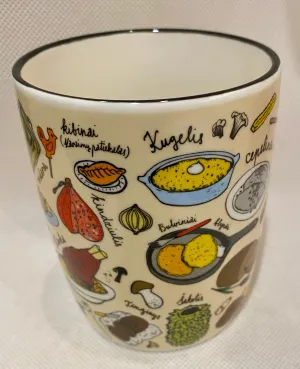 Coffee Mug - Lithuanian Food (0603)