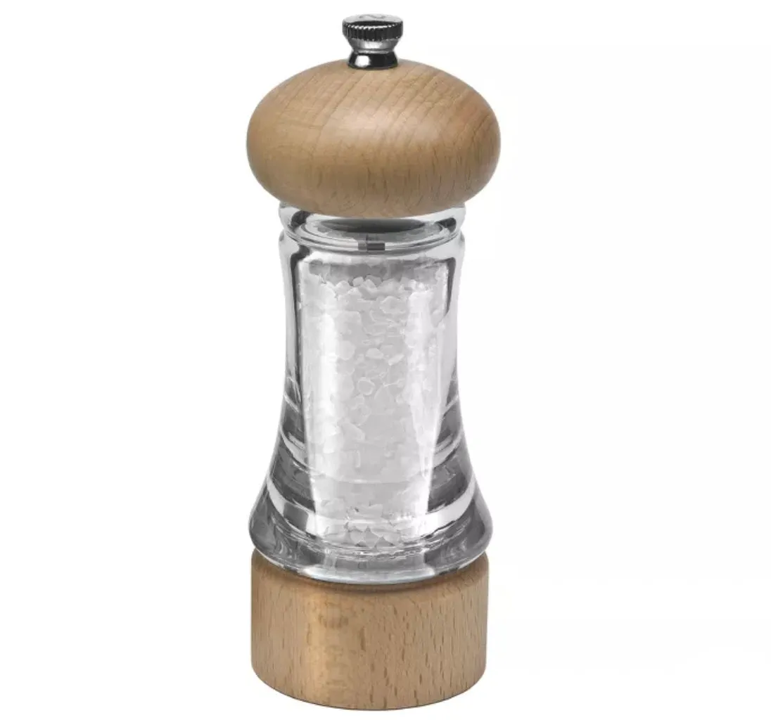 Cole & Mason Beech Wood Salt and Pepper Mill Gift Set – 6"