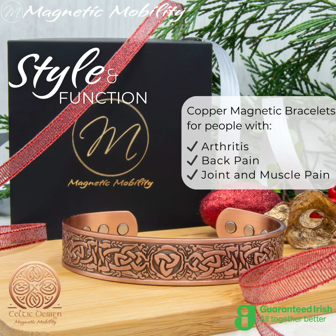 Copper Bracelet: Trinity Copper | Magnetic Mobility