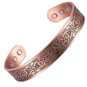 Copper Bracelet: Trinity Copper | Magnetic Mobility