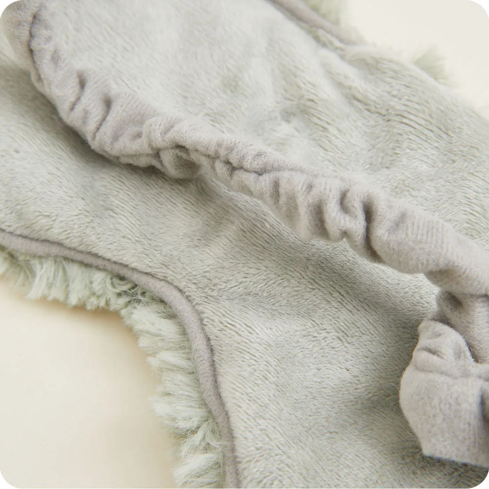 Curly Sage Green Warmies Eye Mask