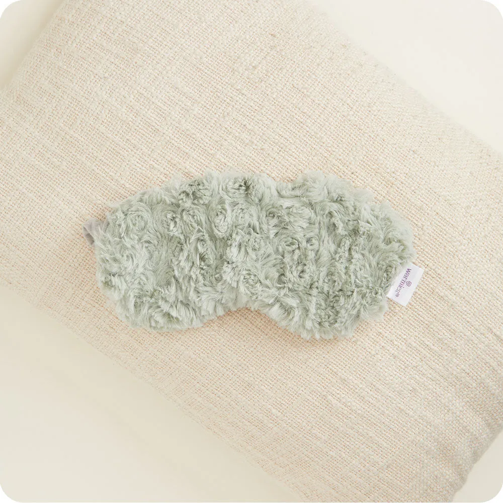 Curly Sage Green Warmies Eye Mask