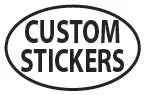 Custom Oval Stickers