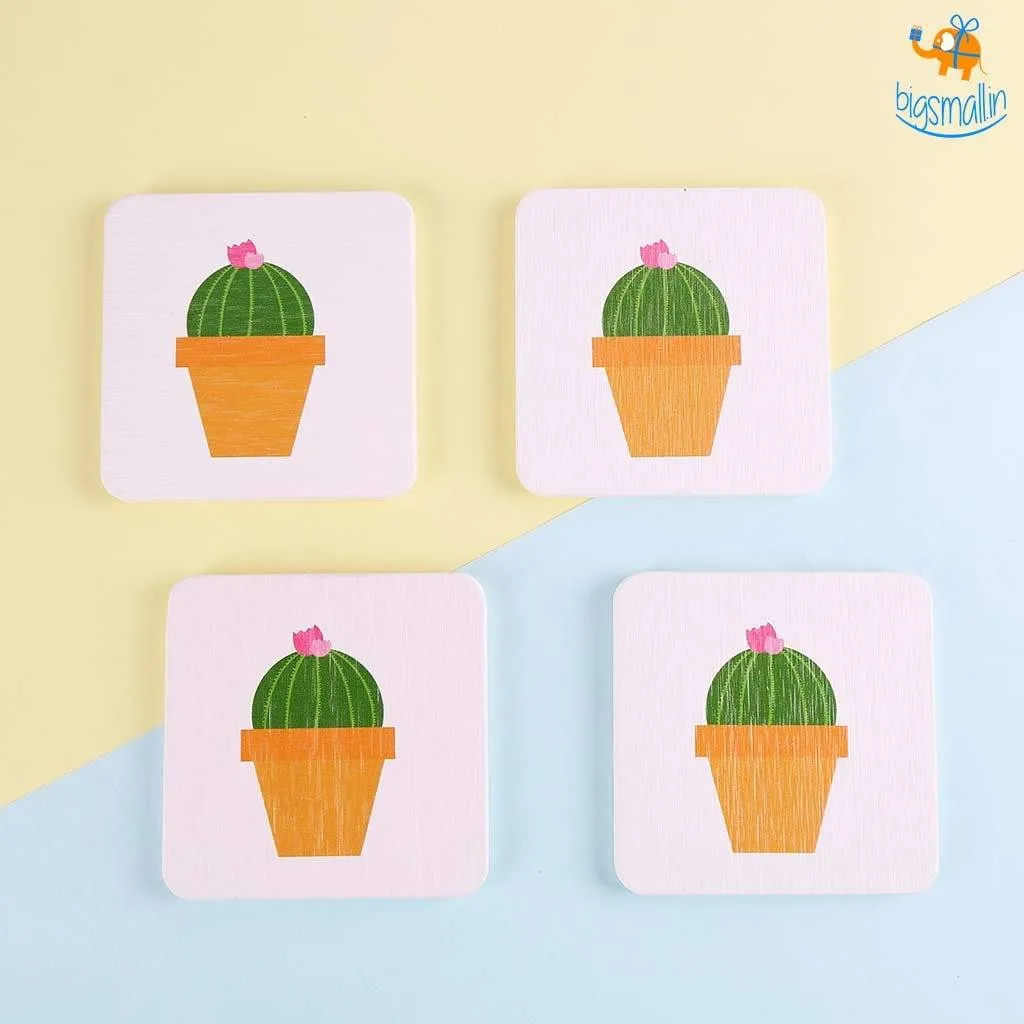 Diatomite Absorbent Drink Coasters - Set of 4