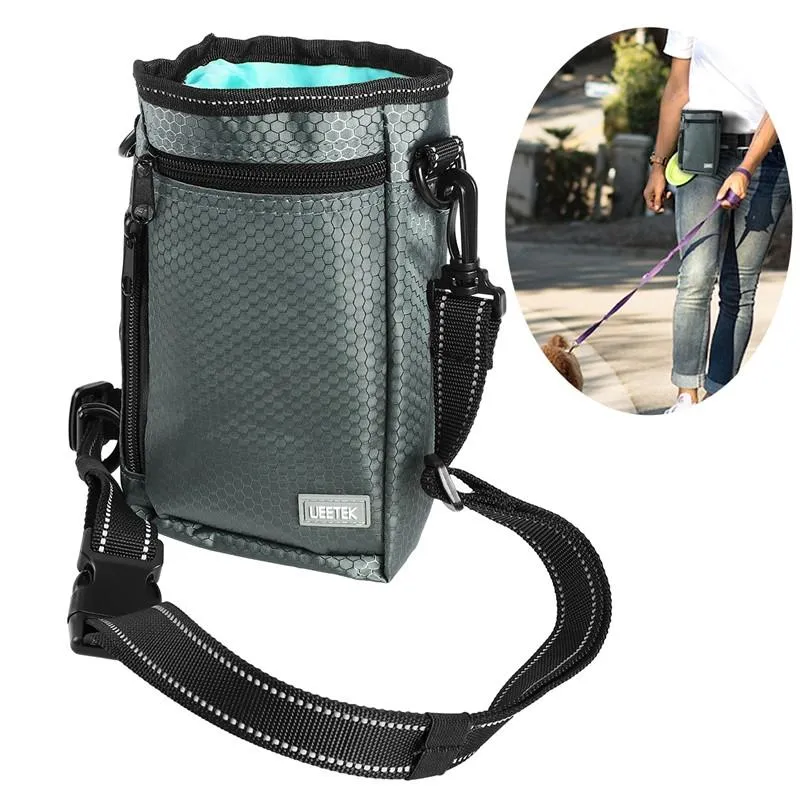 Dog Walking Bag with Built-in Poop Bag Dispenser, free shipping