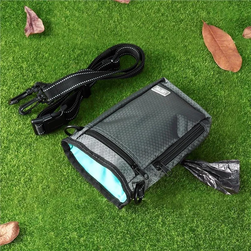 Dog Walking Bag with Built-in Poop Bag Dispenser, free shipping