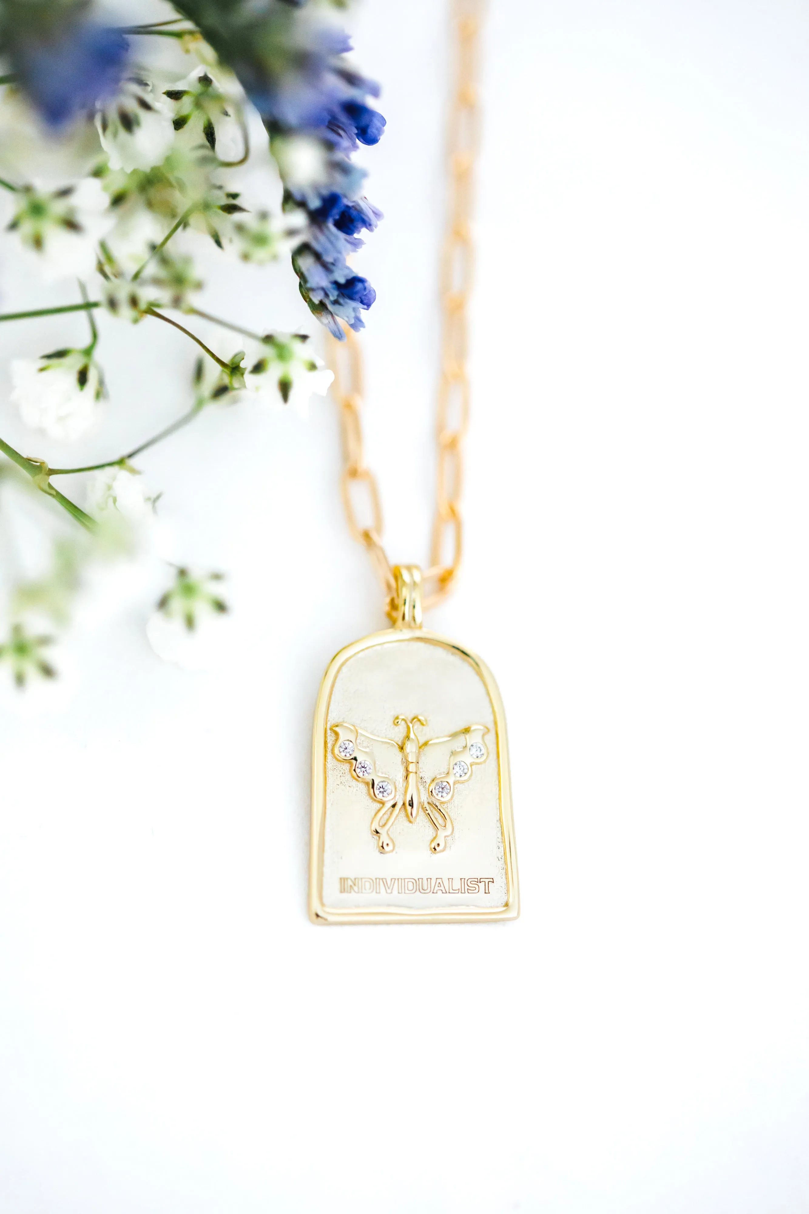 Enneagram Type Four Necklace { Silver   Gold }