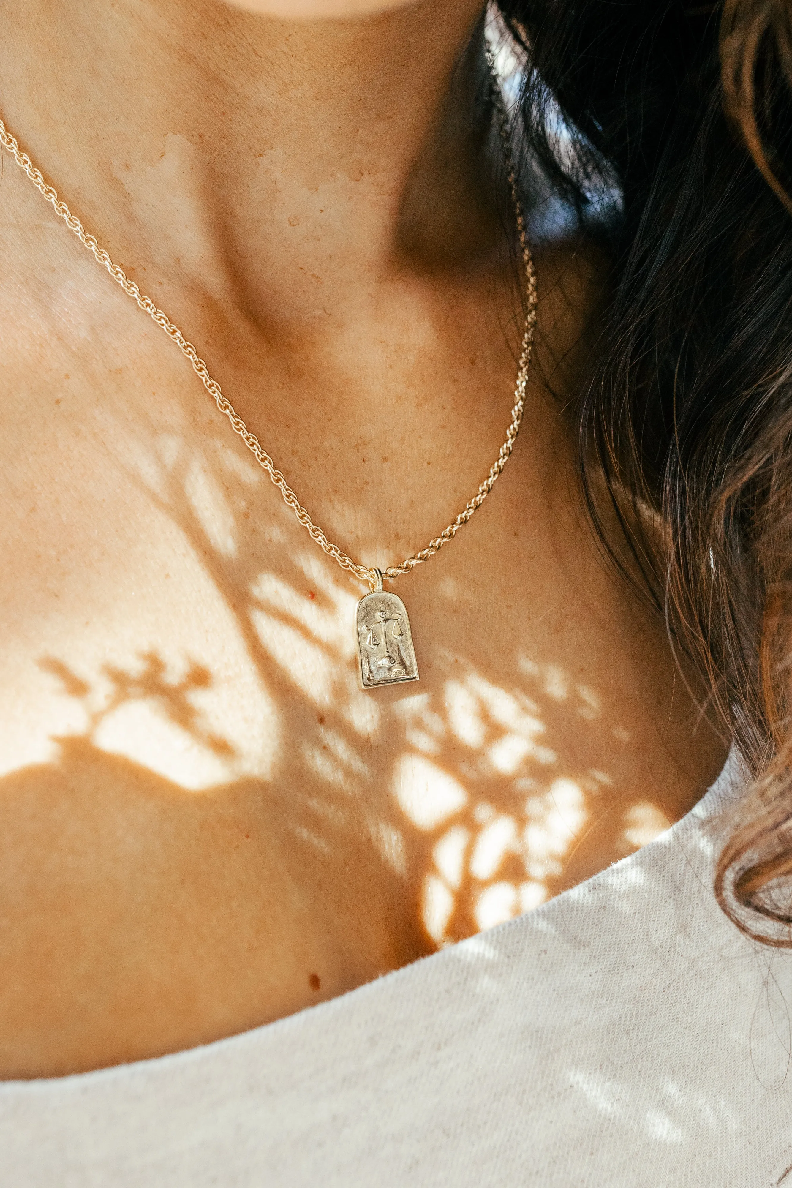 Enneagram Type Four Necklace { Silver   Gold }