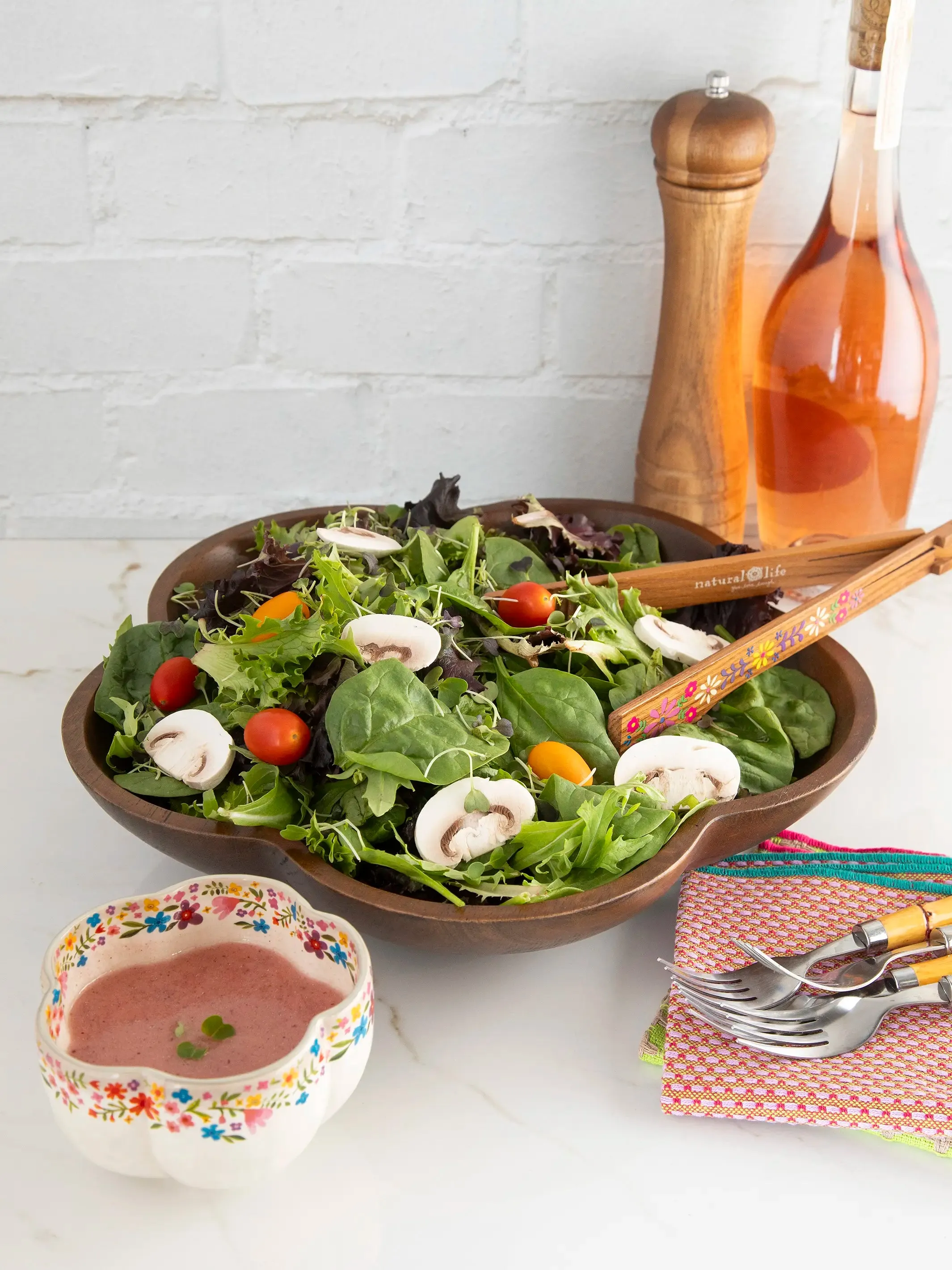 Flower Chip & Dip Serving Bowl