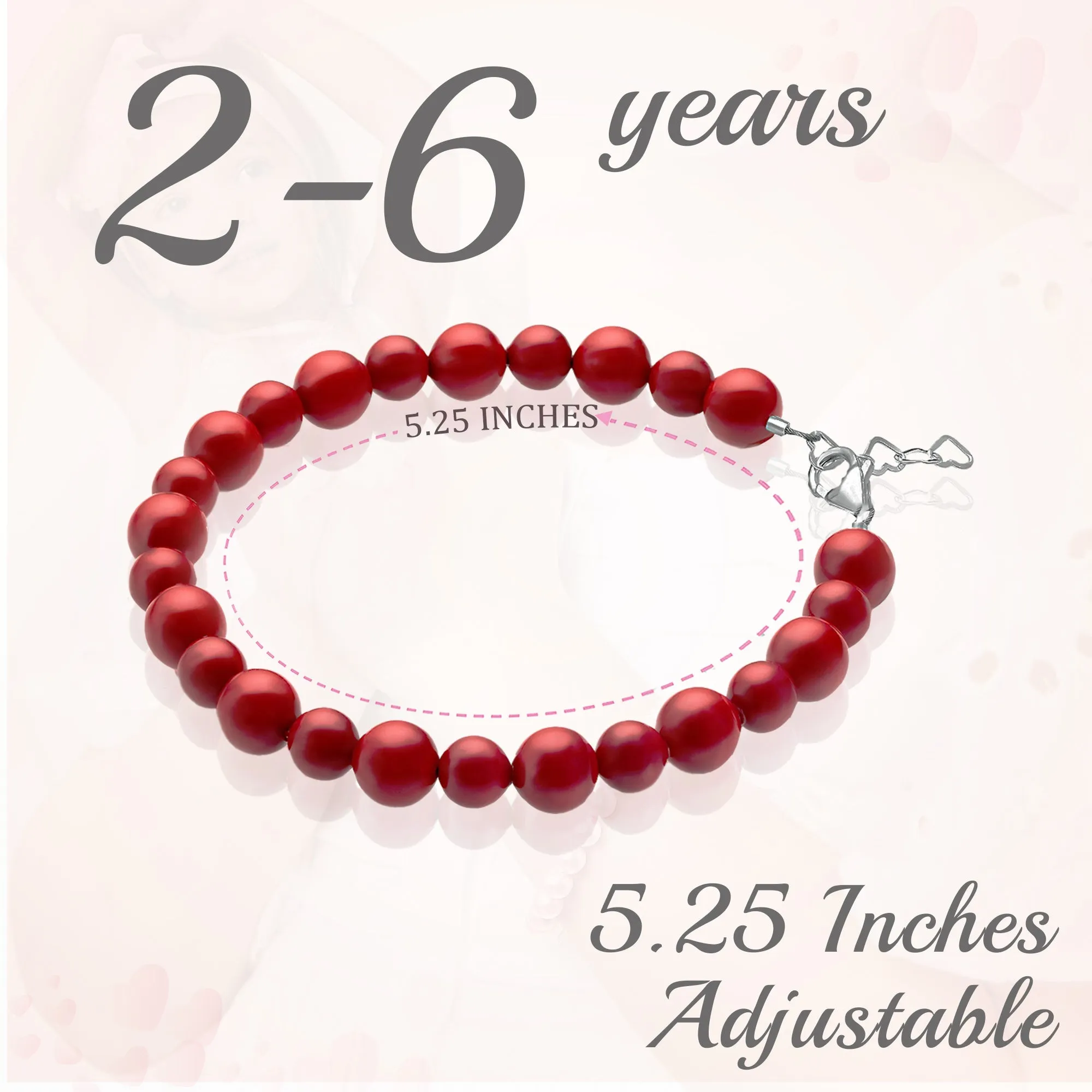 Girls Red Bracelet for Protection