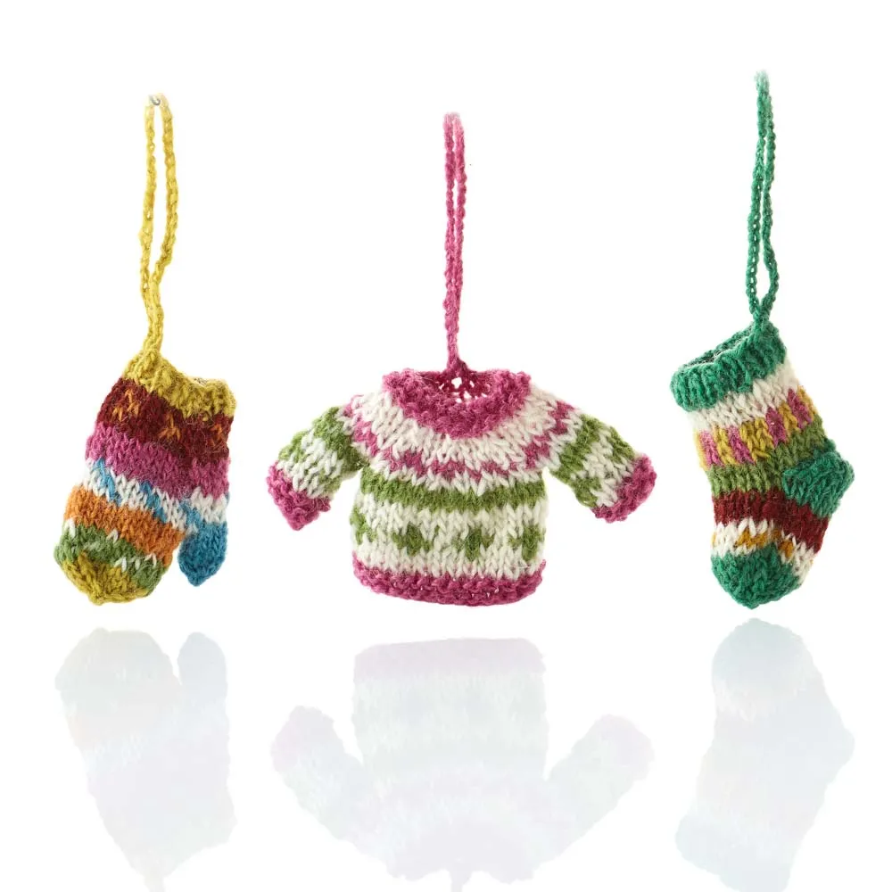 Handknit Critters, Ornaments and Garlands