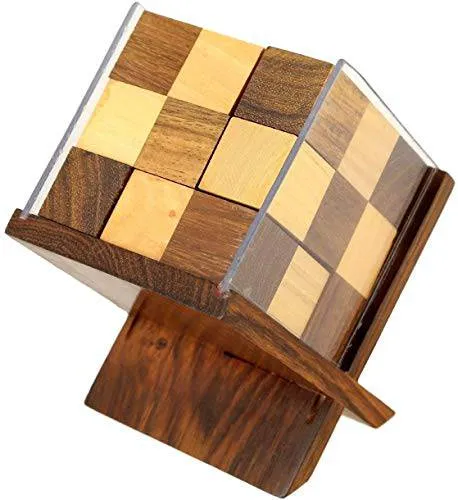 Handmade Complex Wooden Block Puzzle Game | Size 4"x3"x4.5"