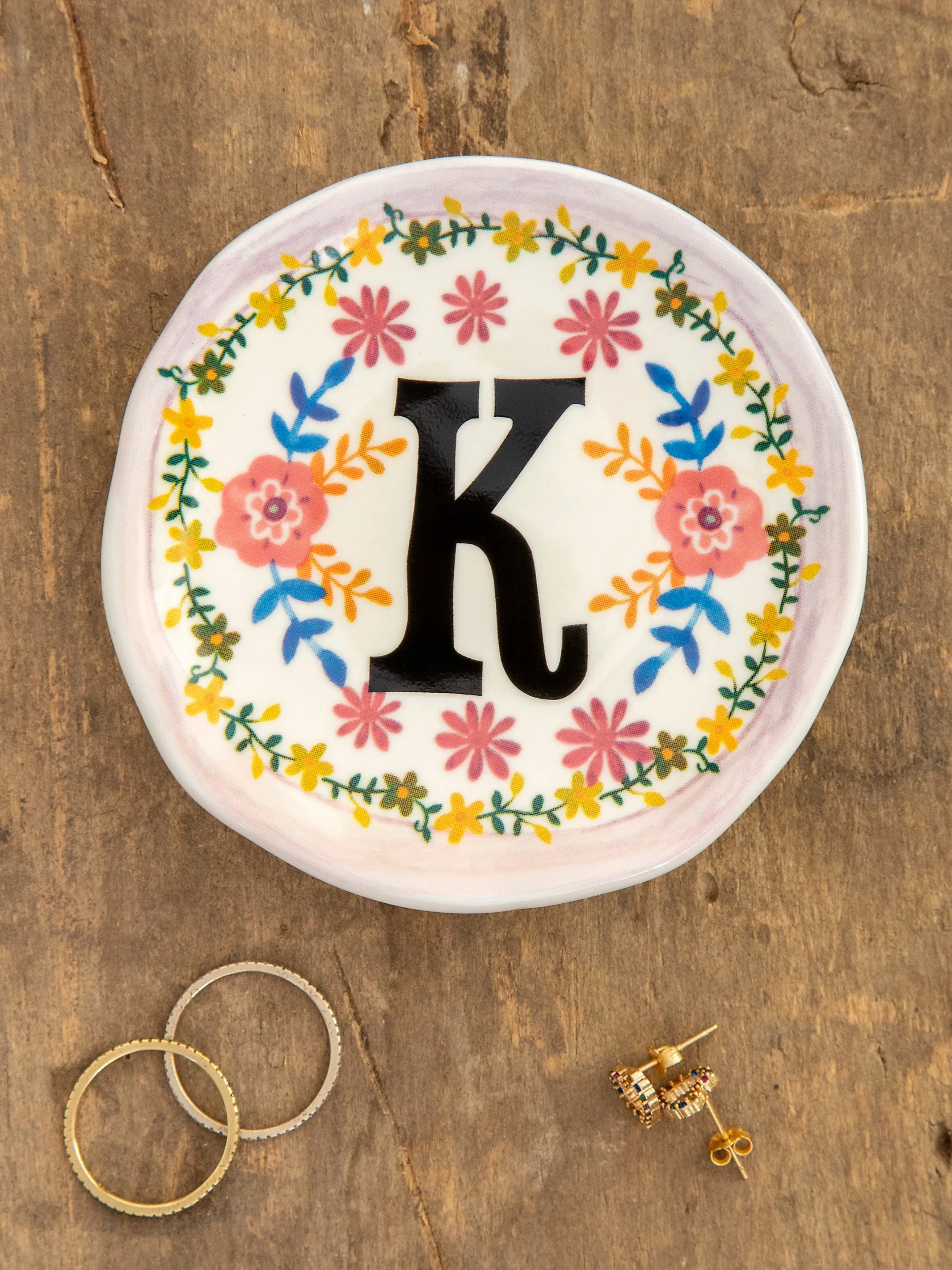 Initial Trinket Dish - K