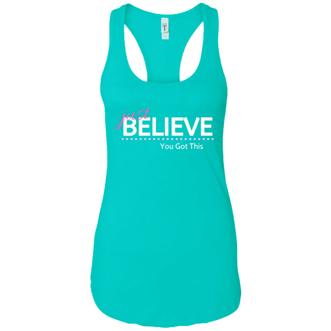 Just Believe Racerback Tank