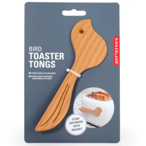 Kikkerland Bird Toast Tongs