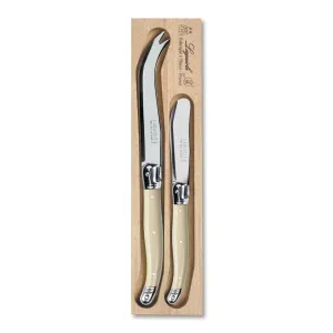 Laguiole By Andre Verdier 2 Piece Boxed Cheese Knife Set