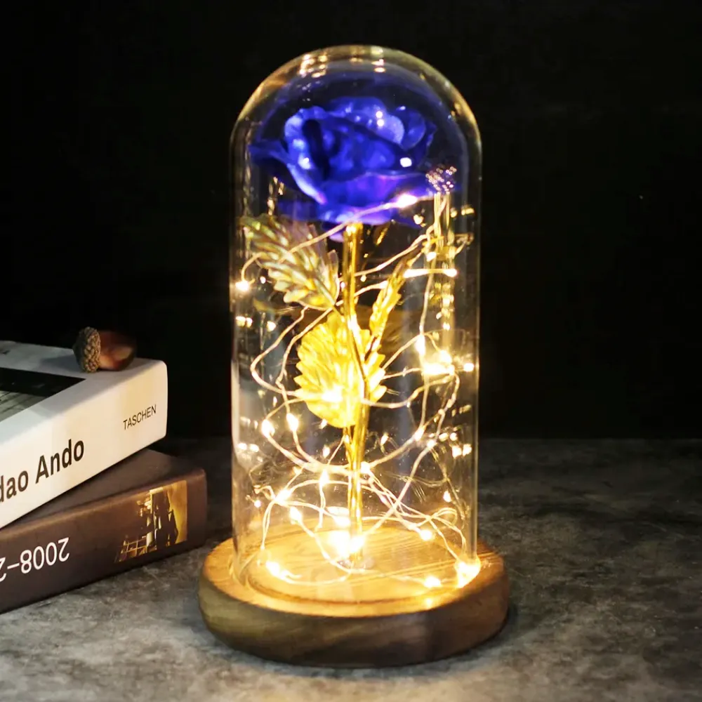 LED Cosmic Rose Bauble