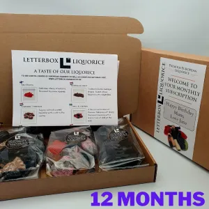 Liquorice Subscription Gift Box - 12 Months - Large