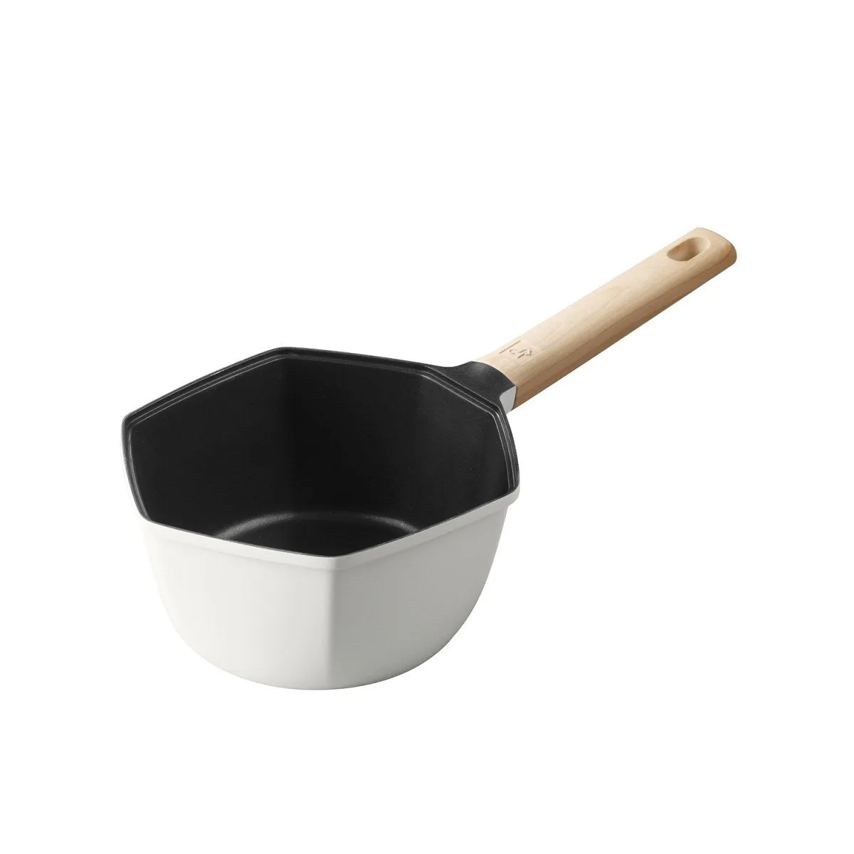 Maple Leaf 18cm White Non-stick Milk Pot - A Touch of Elegance in Your Kitchen