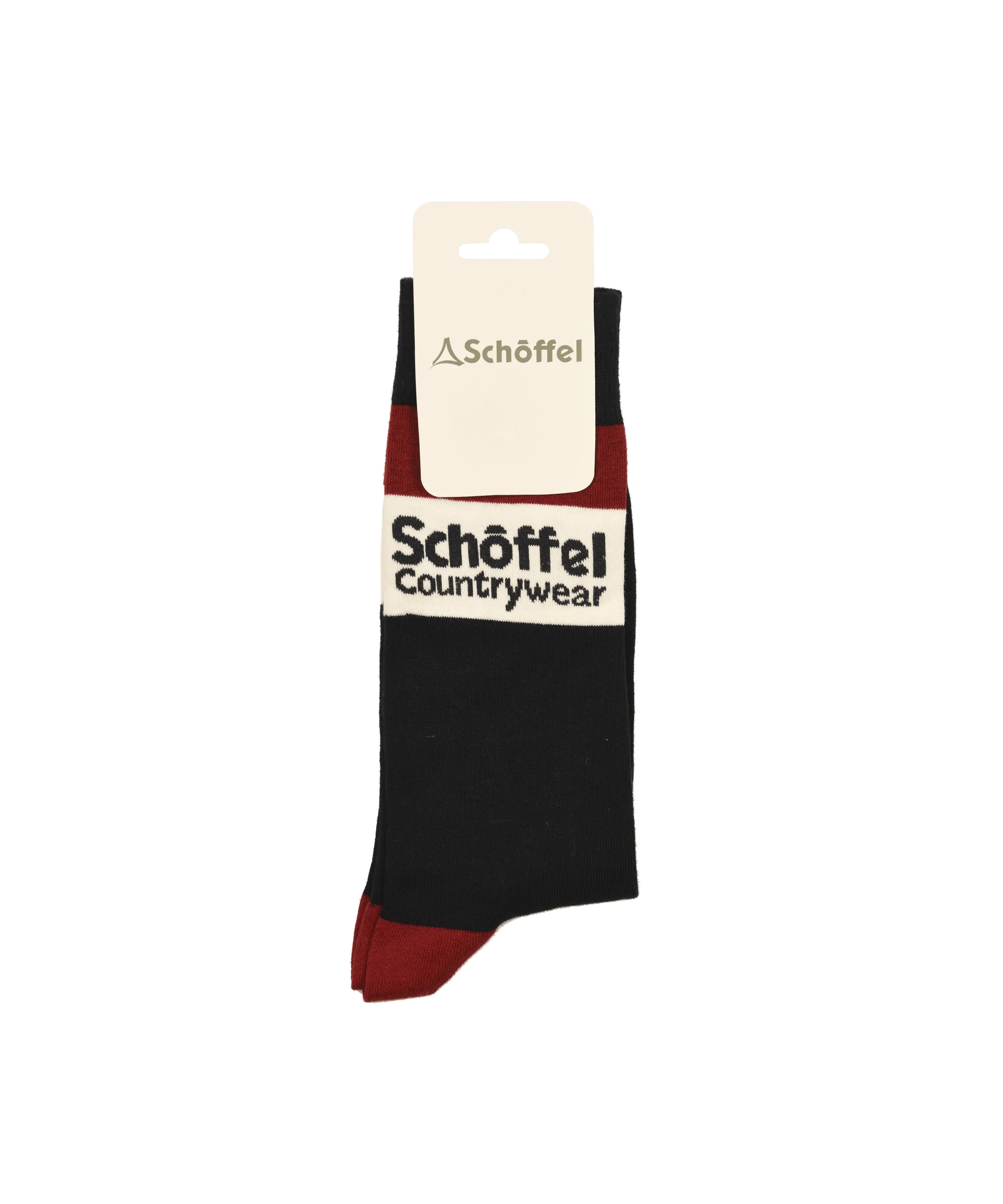 Men's Cotton Socks - Bordeaux Heritage