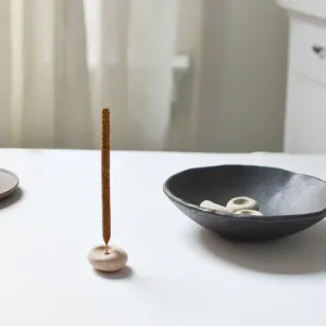 Mini Pebble Ceramic Incense Holder