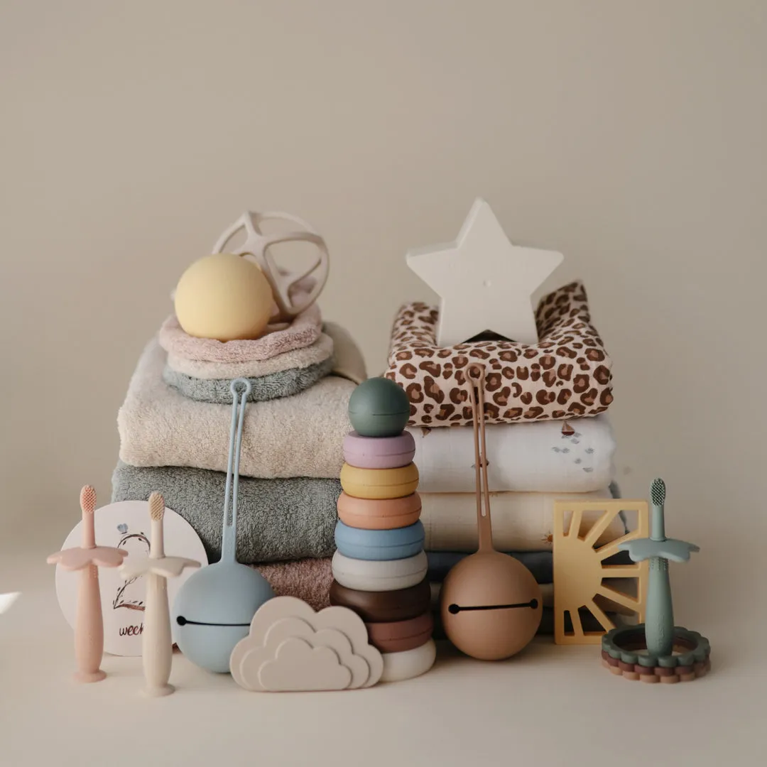 Mushie x Anthropologie Bath Bundle (Fog)