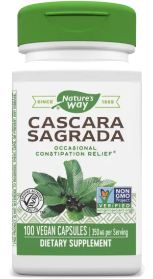 Nature's Way Cascara Sagrada 100 Vagetable Capsules