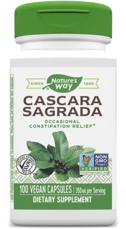 Nature's Way Cascara Sagrada 100 Vagetable Capsules