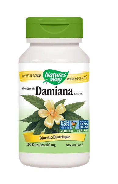 Nature's Way Damiana Leaves (100 Capsules)